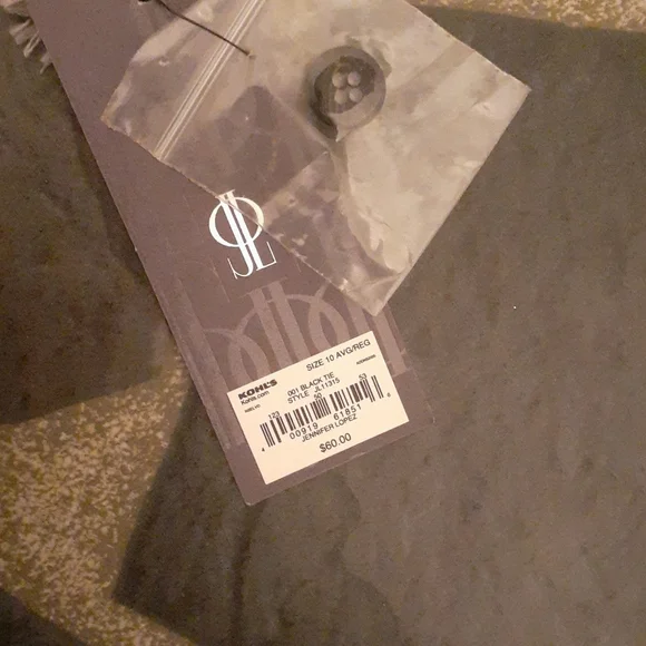 NWT Jennifer Lopez Black Wide Leg Dress Pants SIZE 10 Career - Picture 2 of 6